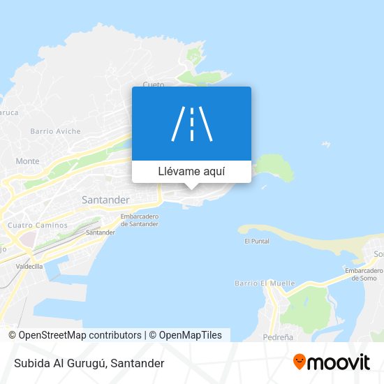 Mapa Subida Al Gurugú