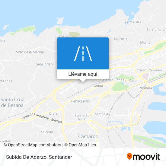 Mapa Subida De Adarzo