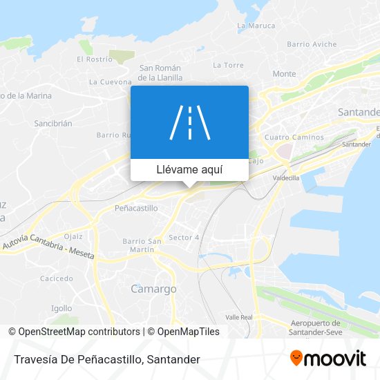 Mapa Travesía De Peñacastillo
