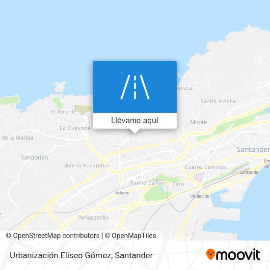 Mapa Urbanización Elíseo Gómez