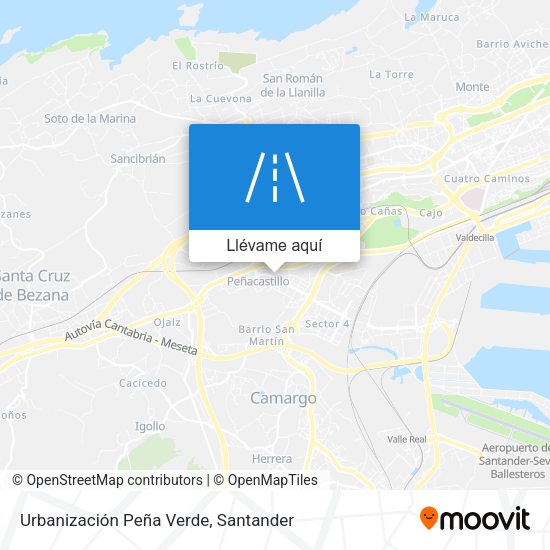Mapa Urbanización Peña Verde
