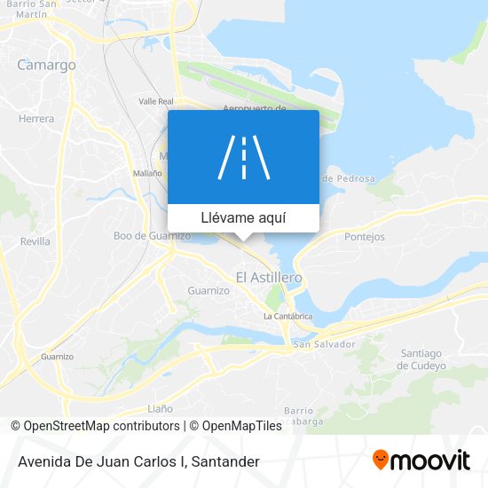 Mapa Avenida De Juan Carlos I