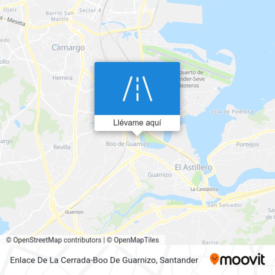 Mapa Enlace De La Cerrada-Boo De Guarnizo