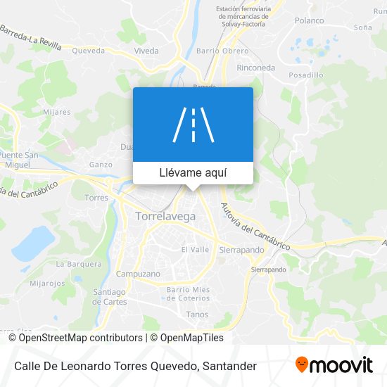Mapa Calle De Leonardo Torres Quevedo
