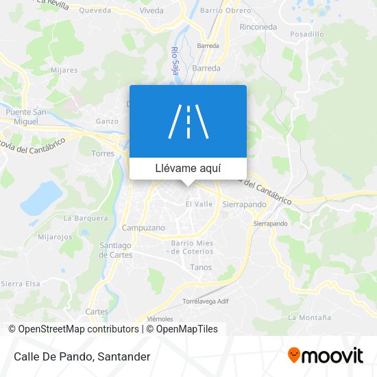 Mapa Calle De Pando