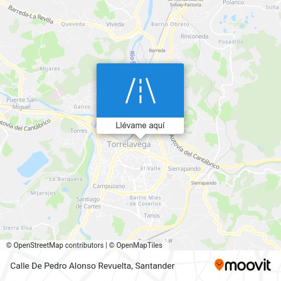 Mapa Calle De Pedro Alonso Revuelta