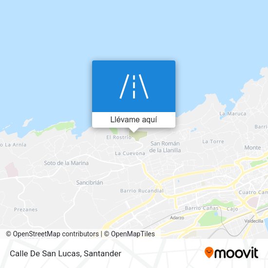 Mapa Calle De San Lucas