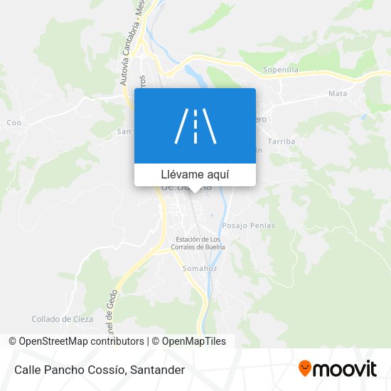 Mapa Calle Pancho Cossío