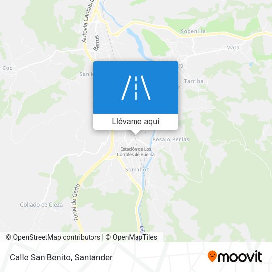Mapa Calle San Benito