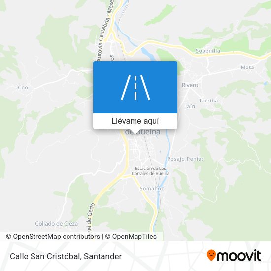 Mapa Calle San Cristóbal