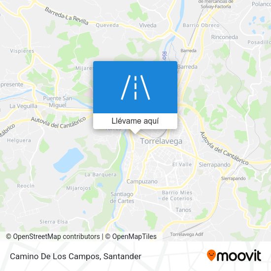 Mapa Camino De Los Campos