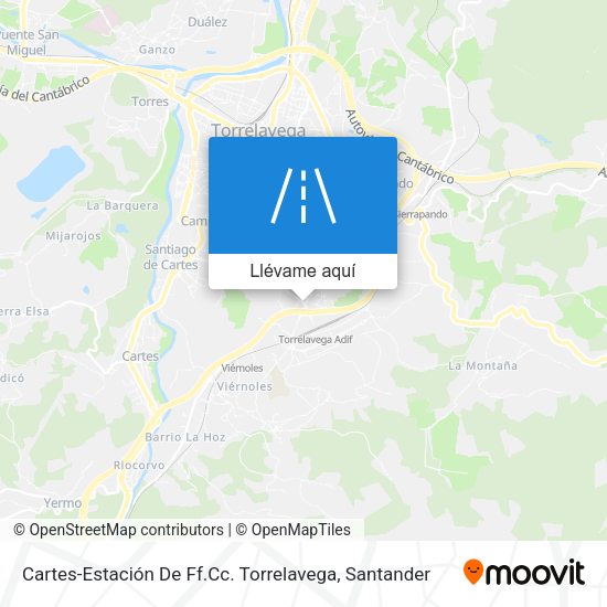Mapa Cartes-Estación De Ff.Cc. Torrelavega