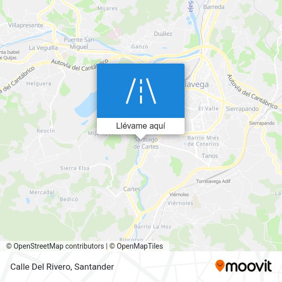 Mapa Calle Del Rivero