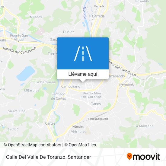 Mapa Calle Del Valle De Toranzo