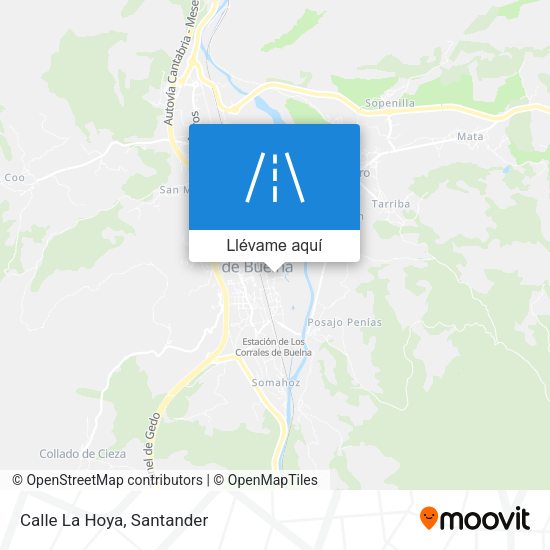 Mapa Calle La Hoya