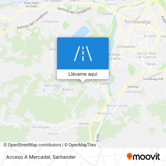 Mapa Acceso A Mercadal