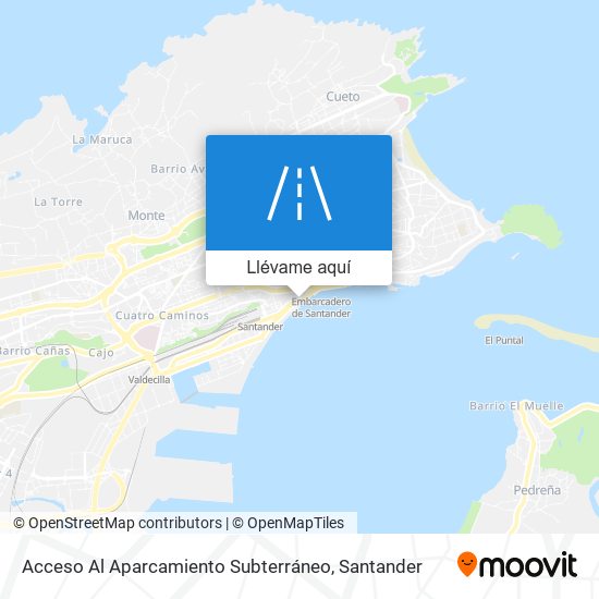 Mapa Acceso Al Aparcamiento Subterráneo