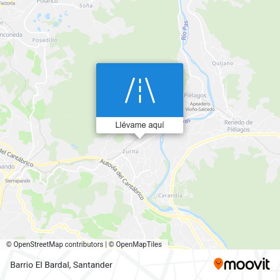 Mapa Barrio El Bardal