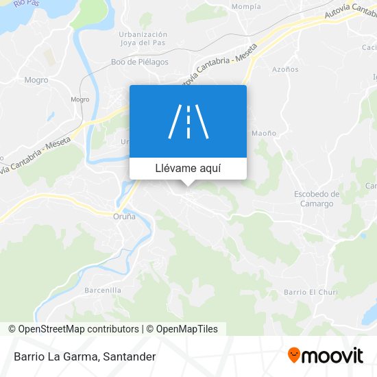 Mapa Barrio La Garma