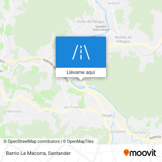 Mapa Barrio La Macorra