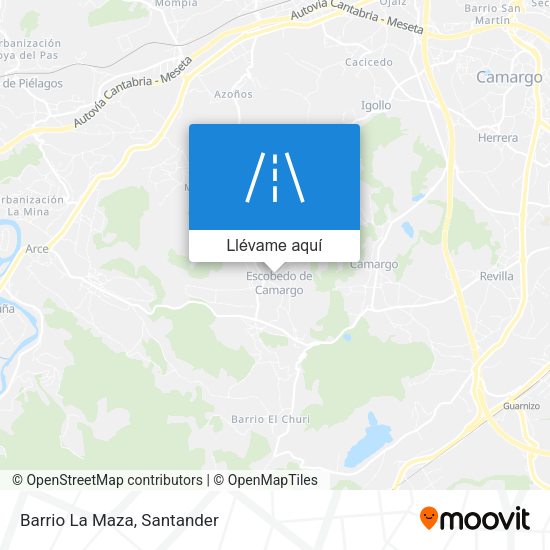 Mapa Barrio La Maza