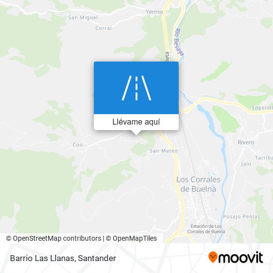 Mapa Barrio Las Llanas