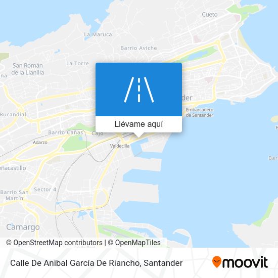 Mapa Calle De Anibal García De Riancho