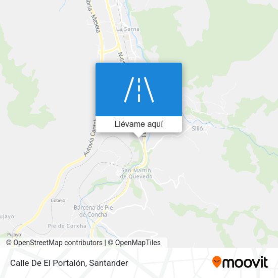 Mapa Calle De El Portalón