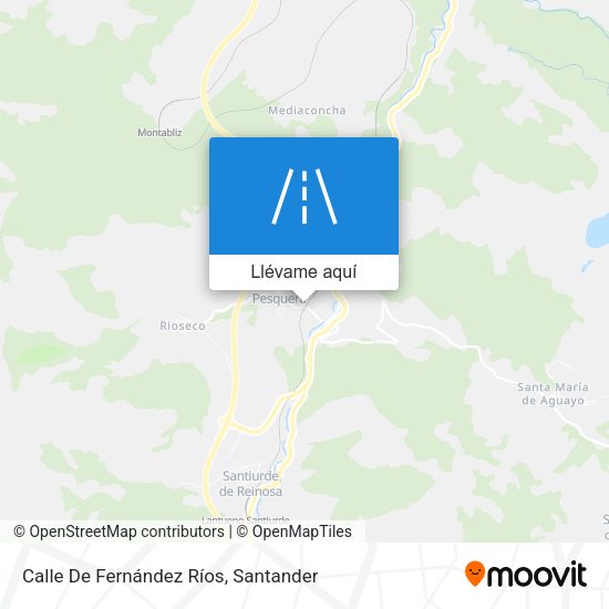 Mapa Calle De Fernández Ríos