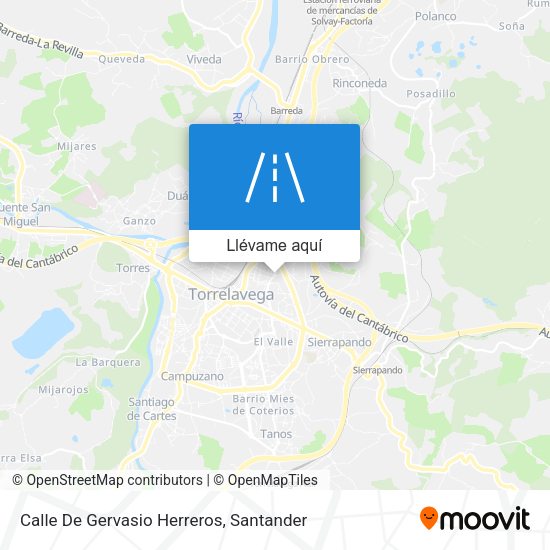 Mapa Calle De Gervasio Herreros