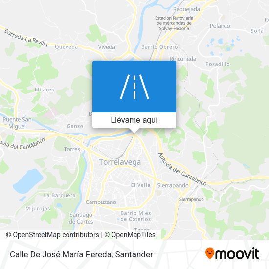Mapa Calle De José María Pereda