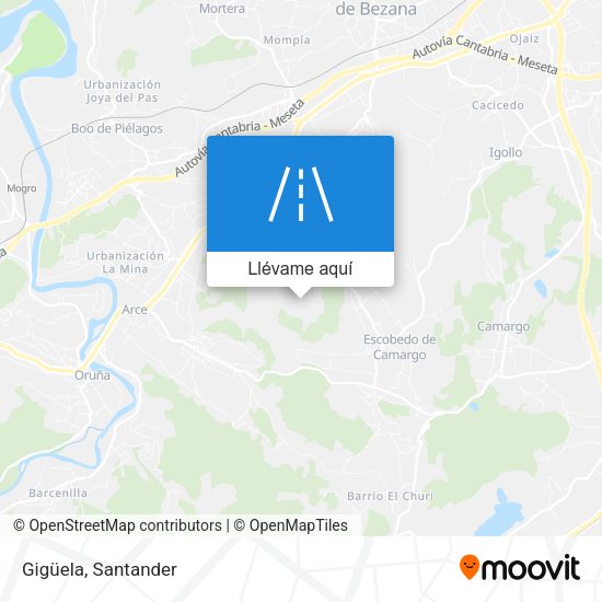 Mapa Gigüela