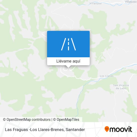 Mapa Las Fraguas -Los Llares-Brenes