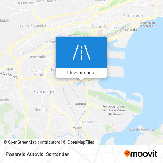 Mapa Pasarela Autovia