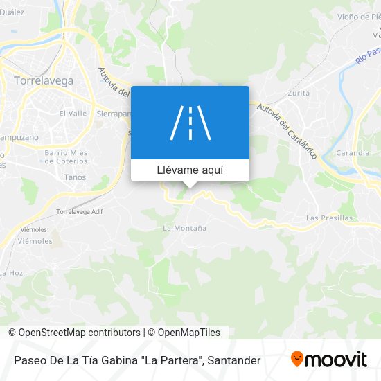 Mapa Paseo De La Tía Gabina "La Partera"