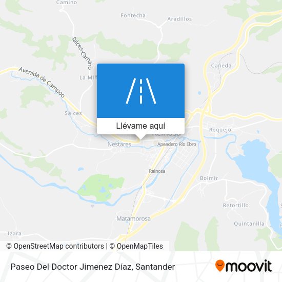 Mapa Paseo Del Doctor Jimenez Díaz