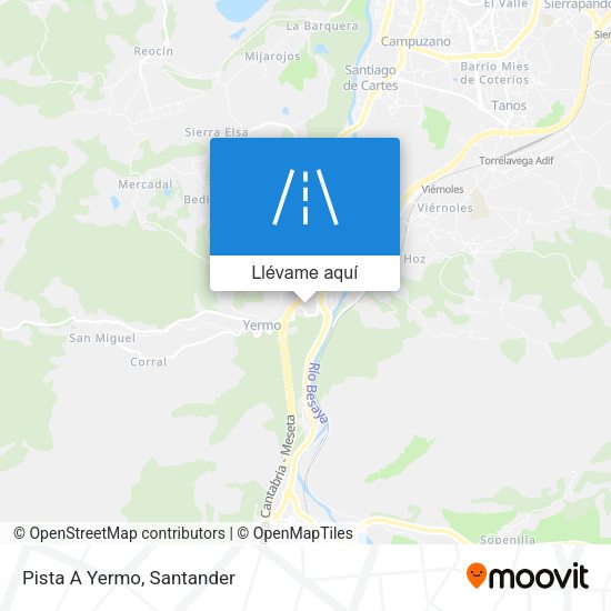 Mapa Pista A Yermo