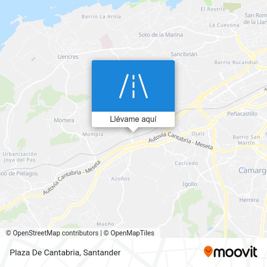 Mapa Plaza De Cantabria