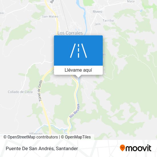 Mapa Puente De San Andrés