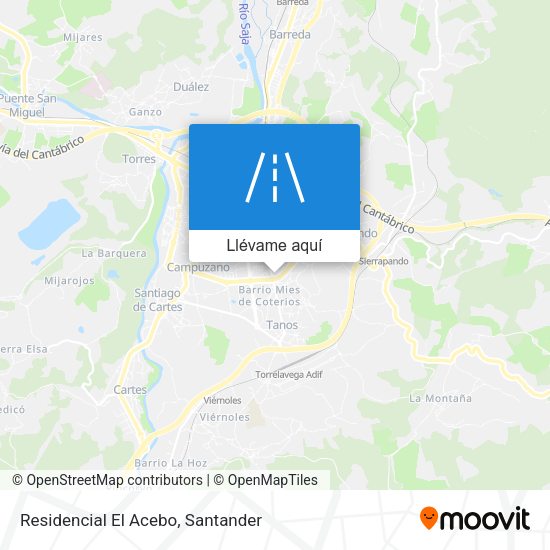 Mapa Residencial El Acebo