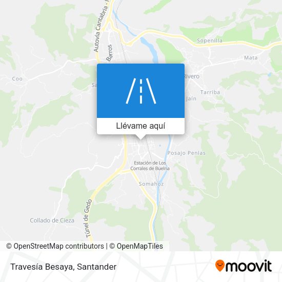 Mapa Travesía Besaya