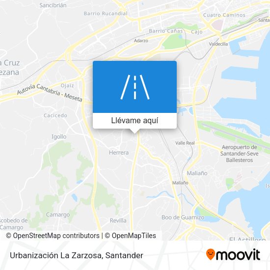 Mapa Urbanización La Zarzosa