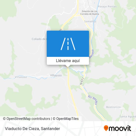 Mapa Viaducto De Cieza