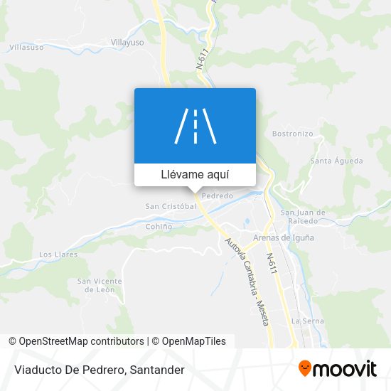 Mapa Viaducto De Pedrero