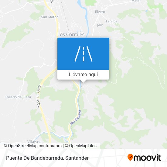Mapa Puente De Bandebarreda