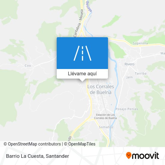 Mapa Barrio La Cuesta