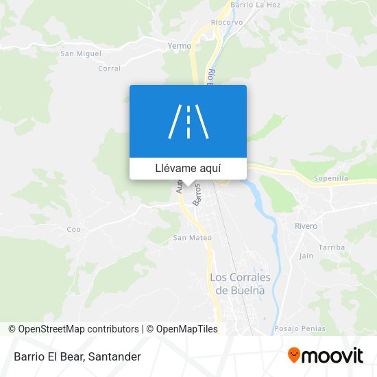 Mapa Barrio El Bear