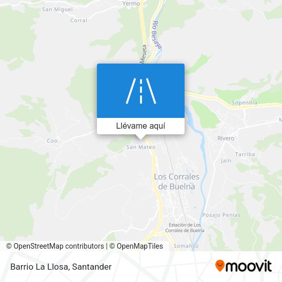 Mapa Barrio La Llosa