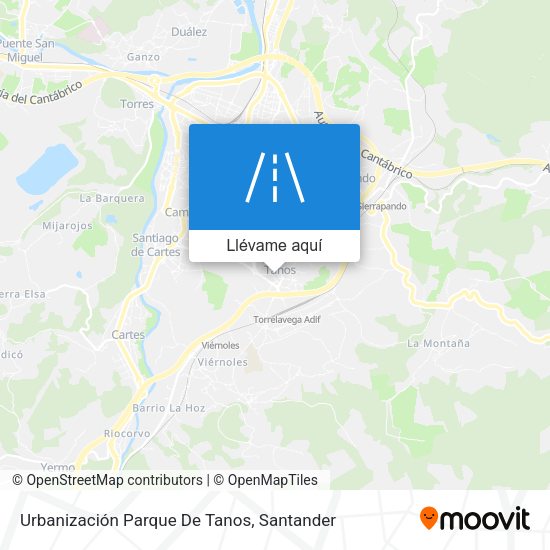 Mapa Urbanización Parque De Tanos