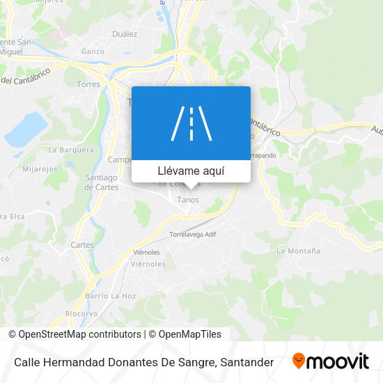 Mapa Calle Hermandad Donantes De Sangre